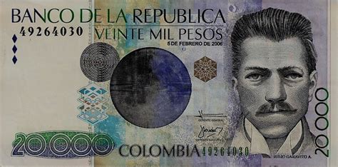 20 million colombian pesos in dollars